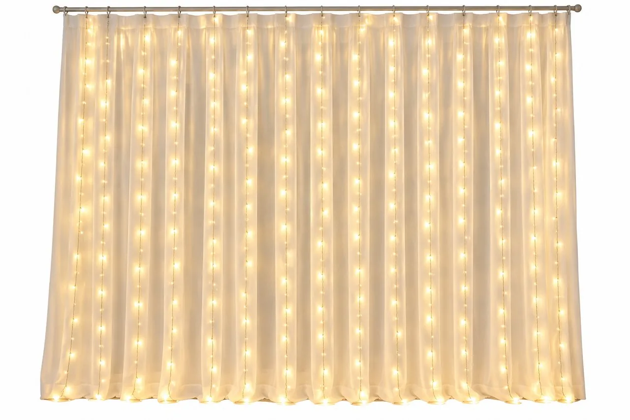 ستارة الإضاءة LED النحاسية